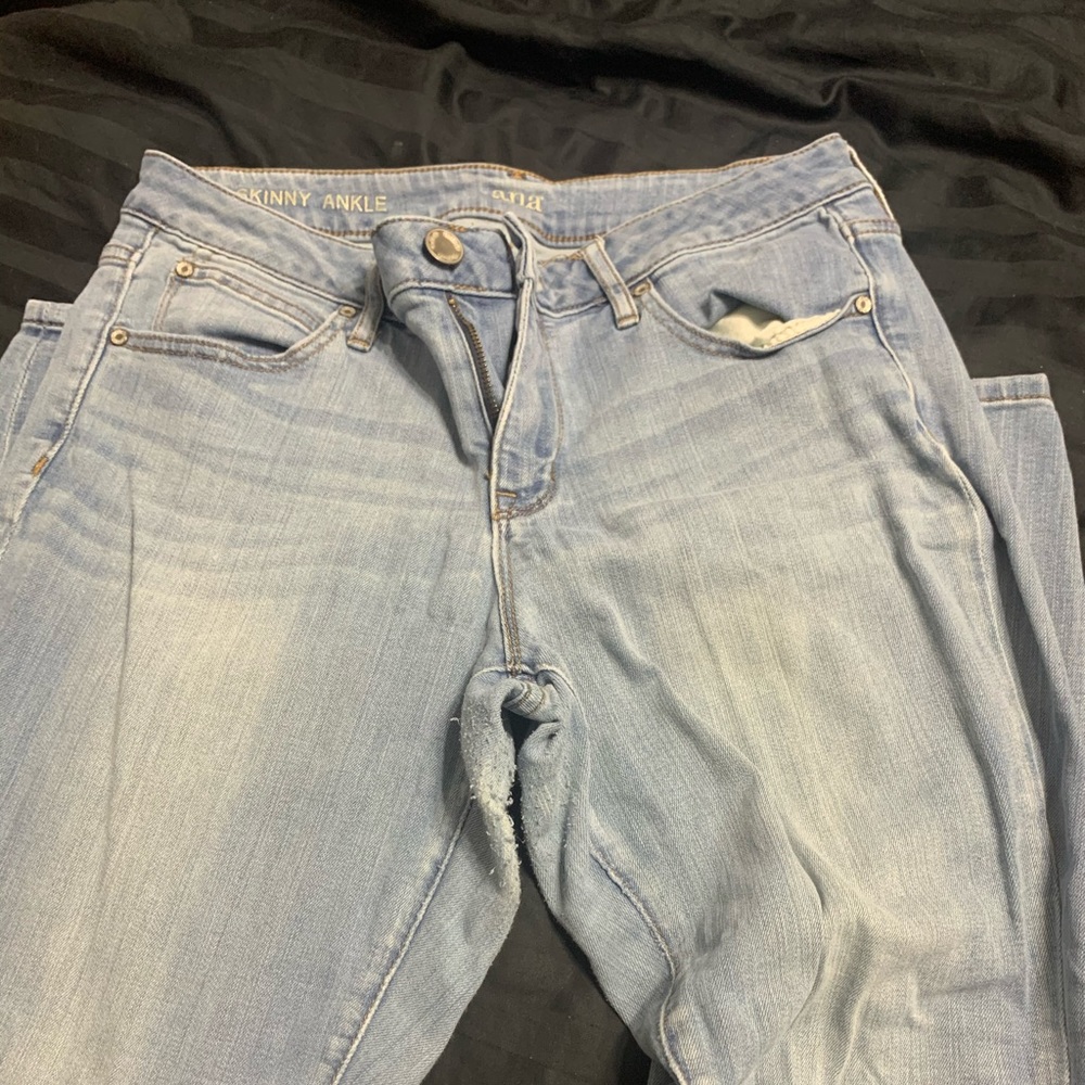 Light washed Skinny ankle jeans